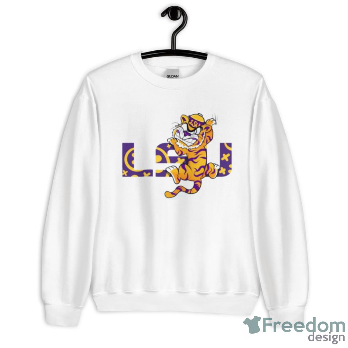 LSU Tigers Mascot 2023 National Champions Shirt - Unisex Heavy Blend Crewneck Sweatshirt