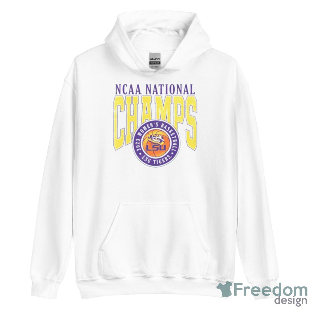 LSU Tigers NCAA National Champs 2023 Women’s Basketball Shirt - Unisex Heavy Blend Hooded Sweatshirt