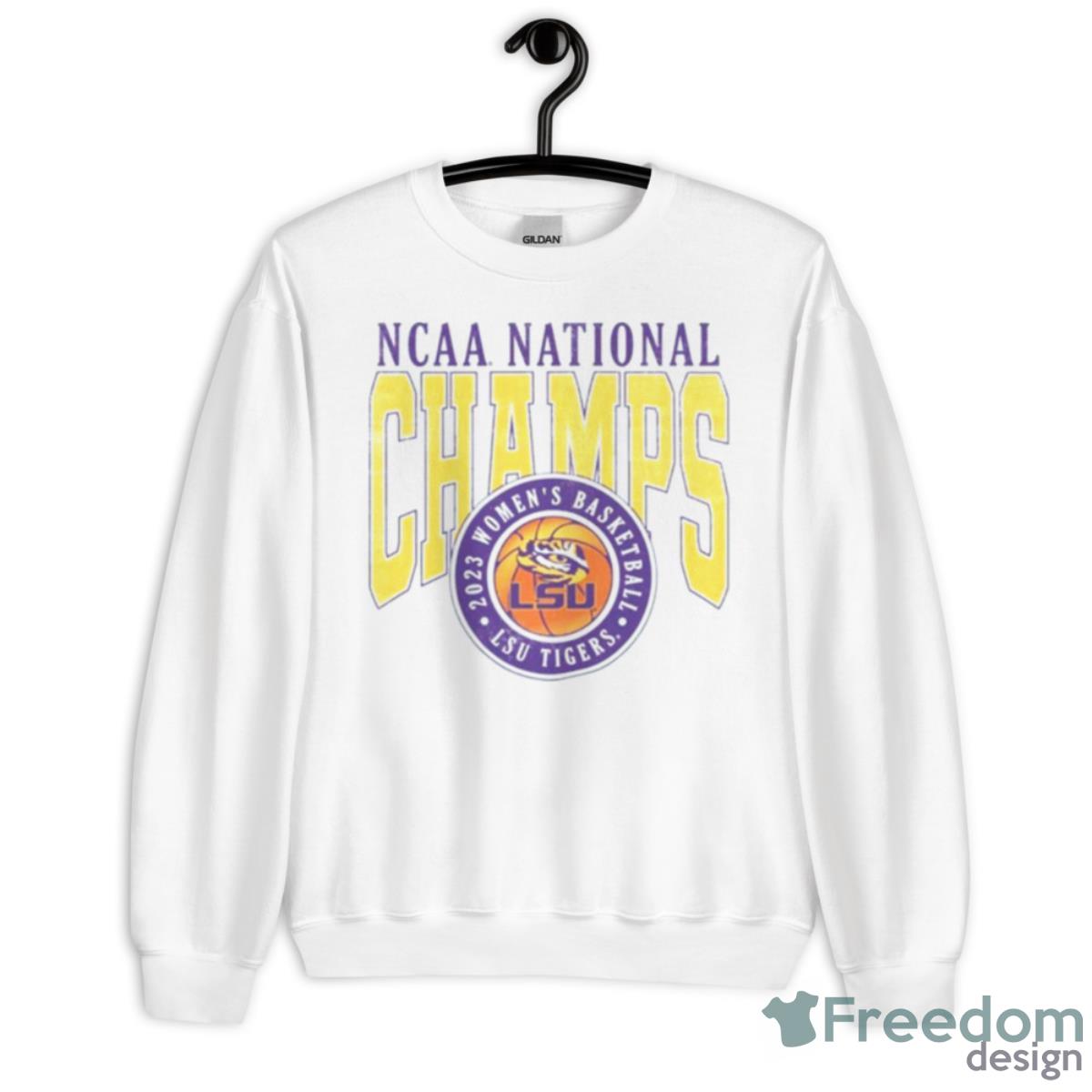 LSU Tigers NCAA National Champs 2023 Women’s Basketball Shirt - Unisex Heavy Blend Crewneck Sweatshirt