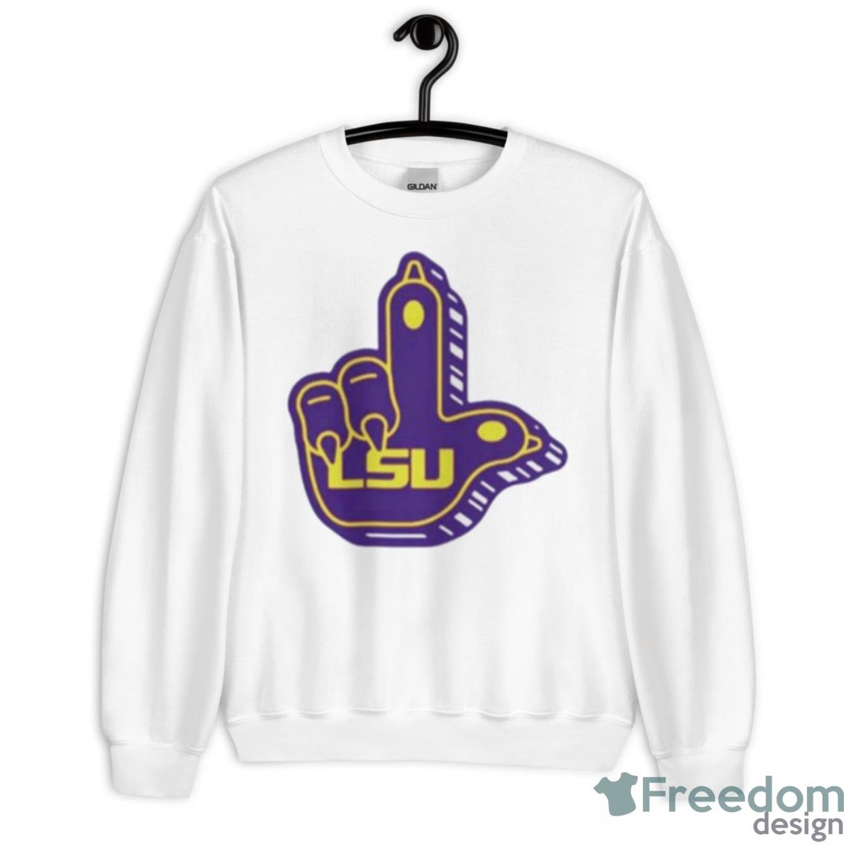 LSU Tigers Paw Shirt - Unisex Heavy Blend Crewneck Sweatshirt