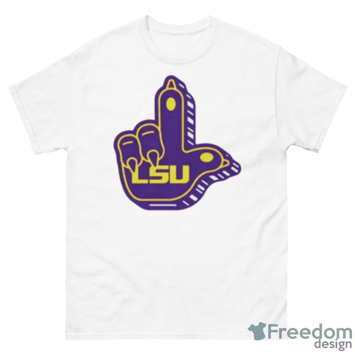 LSU Tigers Paw Shirt - 500 Men’s Classic Tee Gildan