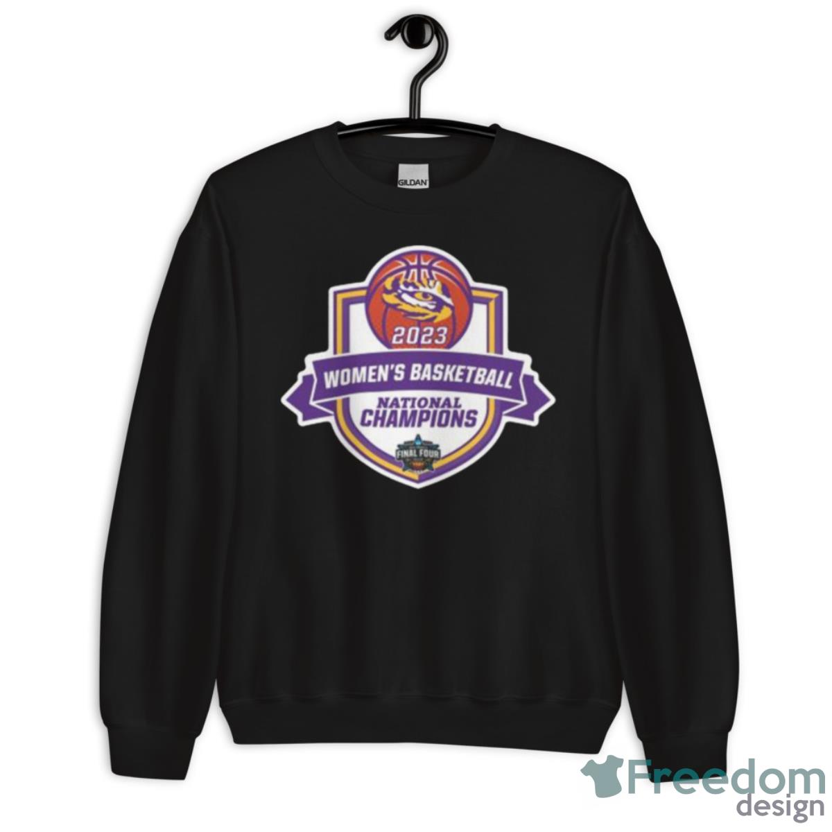 LSU Tigers WinCraft 2023 NCAA Women’s Basketball National Champions Shirt - Unisex Crewneck Sweatshirt