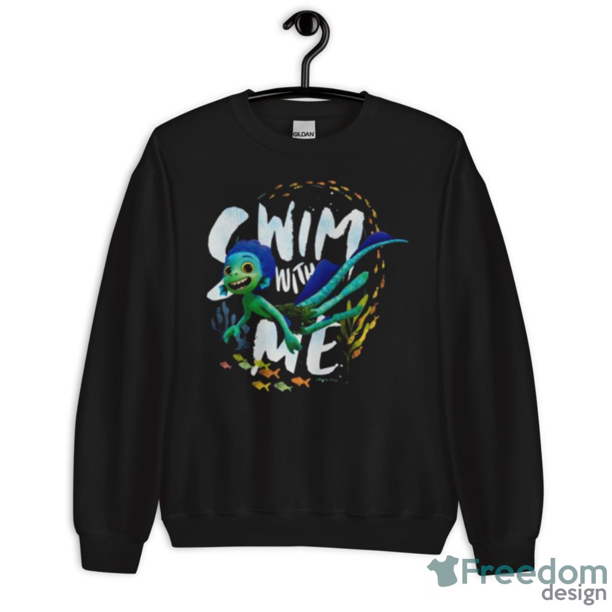 Luca Swim With Me Shirt - Unisex Crewneck Sweatshirt