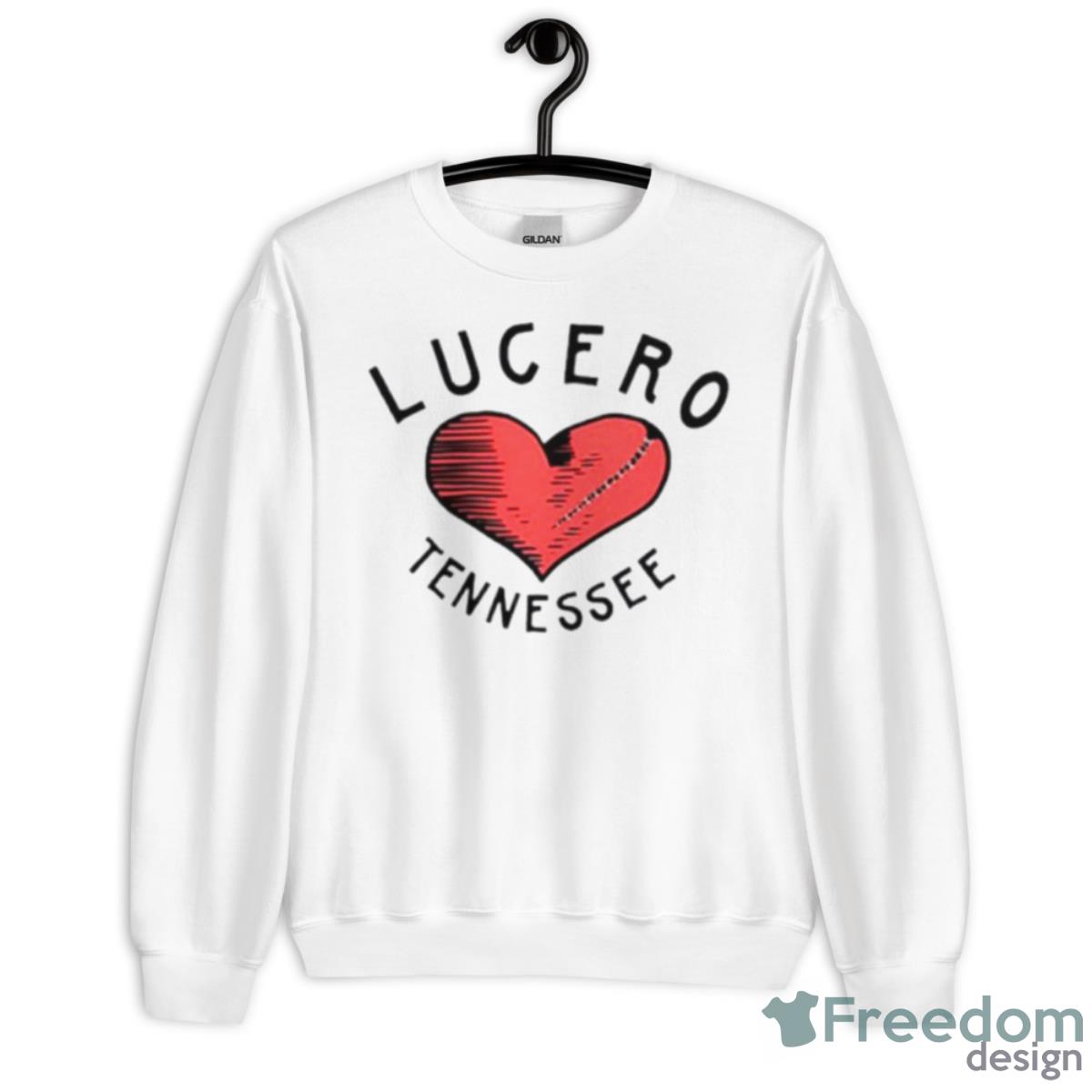 Lucero Tennessee Broken Heart Shirt - Unisex Heavy Blend Crewneck Sweatshirt