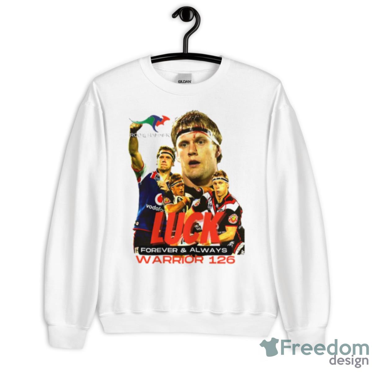 Luck Forever & Always Warrior 126 Rugby Shirt - Unisex Heavy Blend Crewneck Sweatshirt