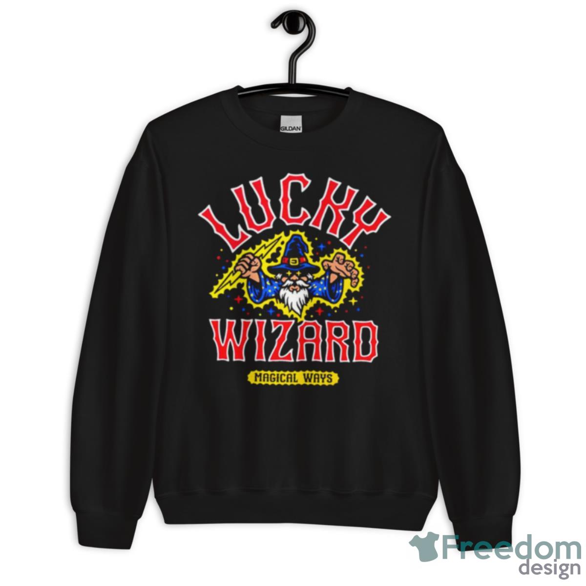 Lucky Wizard Magical Ways Shirt - Unisex Crewneck Sweatshirt