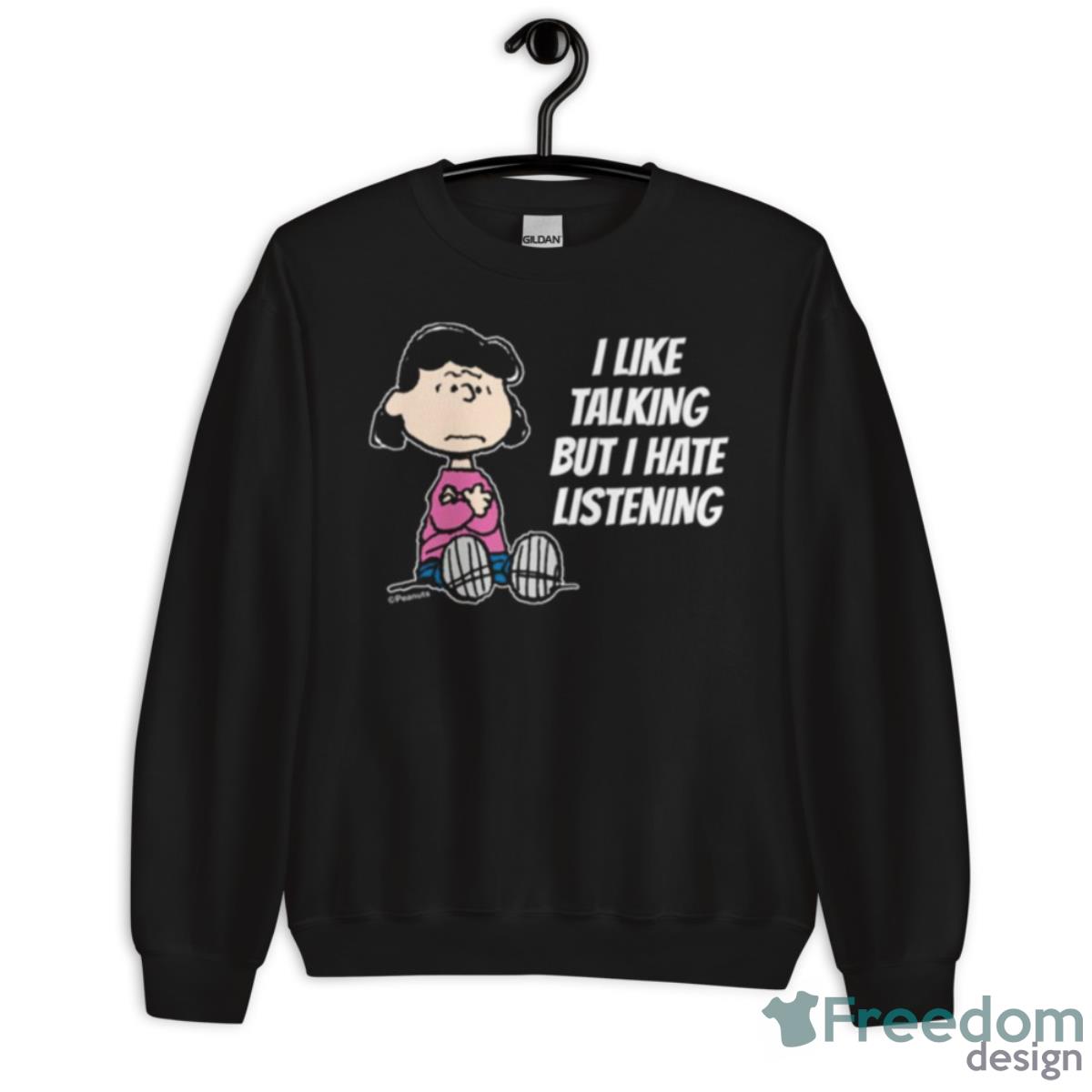 Lucy With Arms Crossed Peanuts Shirt - Unisex Crewneck Sweatshirt