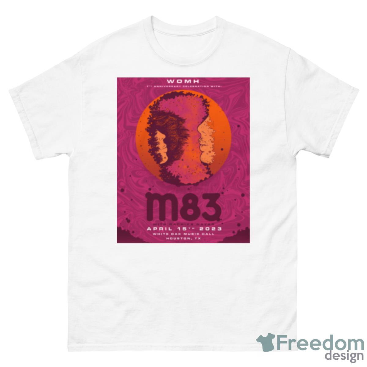 M83 Houston Tx White Oak Music Hall April 15 2023 Poster Shirt - 500 Men’s Classic Tee Gildan