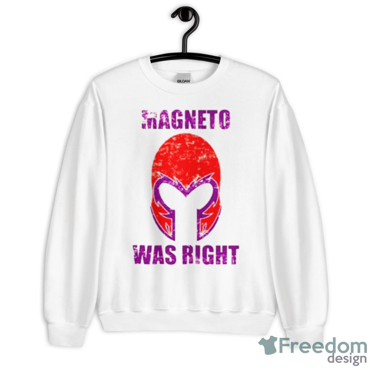 Magneto Was Right Mask Shirt - Unisex Heavy Blend Crewneck Sweatshirt