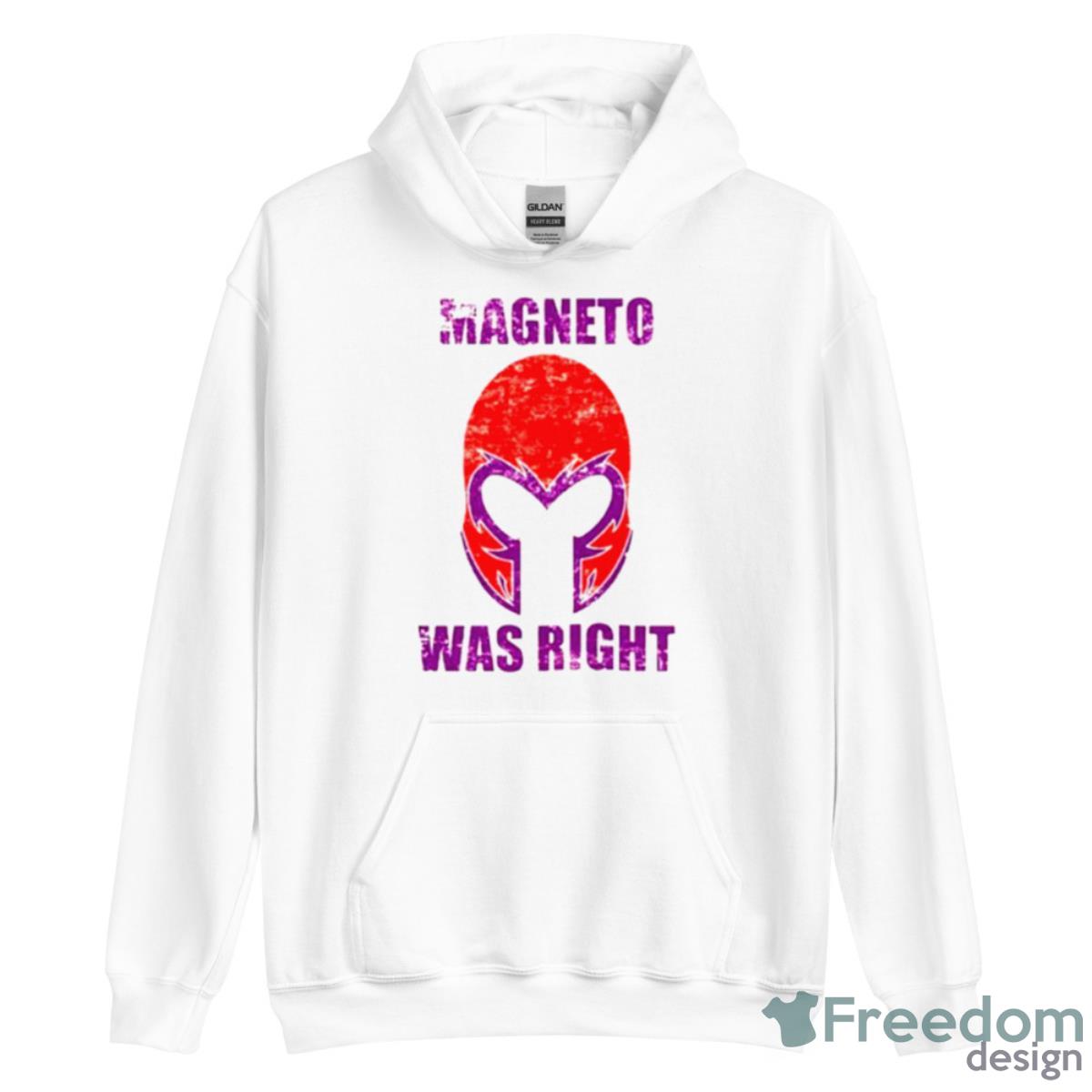 Magneto Was Right Mask Shirt - Unisex Heavy Blend Hooded Sweatshirt Magneto Was Right Mask Shirt - Unisex Heavy Blend Hooded Sweatshirt