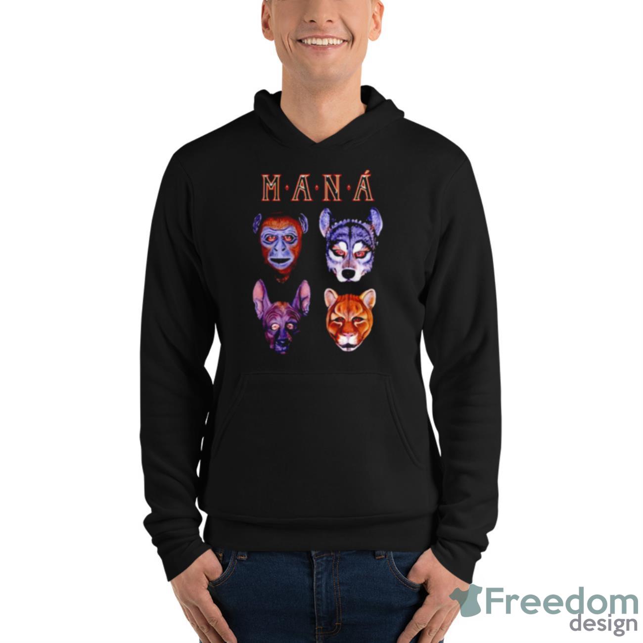 Maná Masks Shirt image Maná Masks Shirt - Unisex Fleece Pullover Hoodie