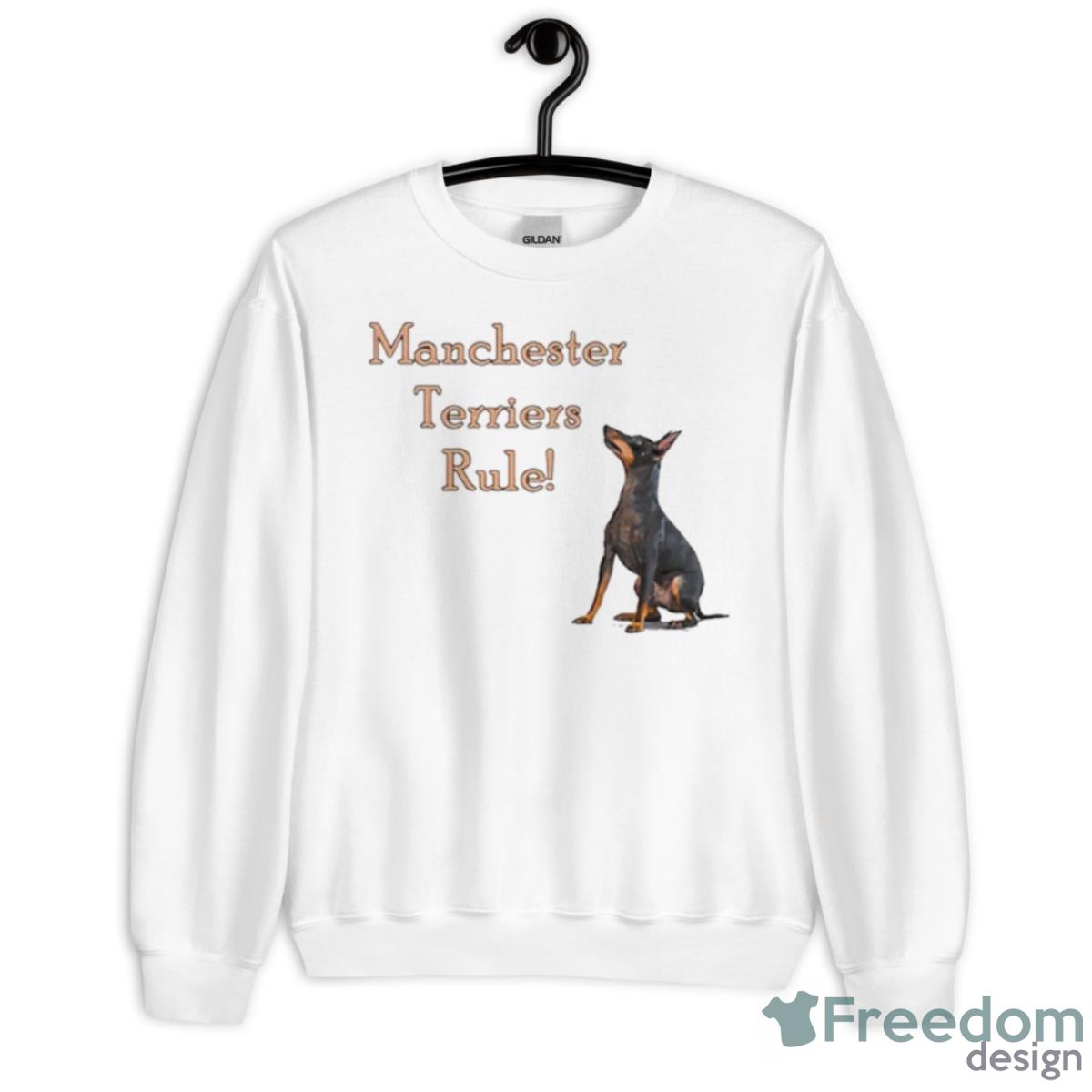 Manchester Terrier Rule Shirt - Unisex Heavy Blend Crewneck Sweatshirt