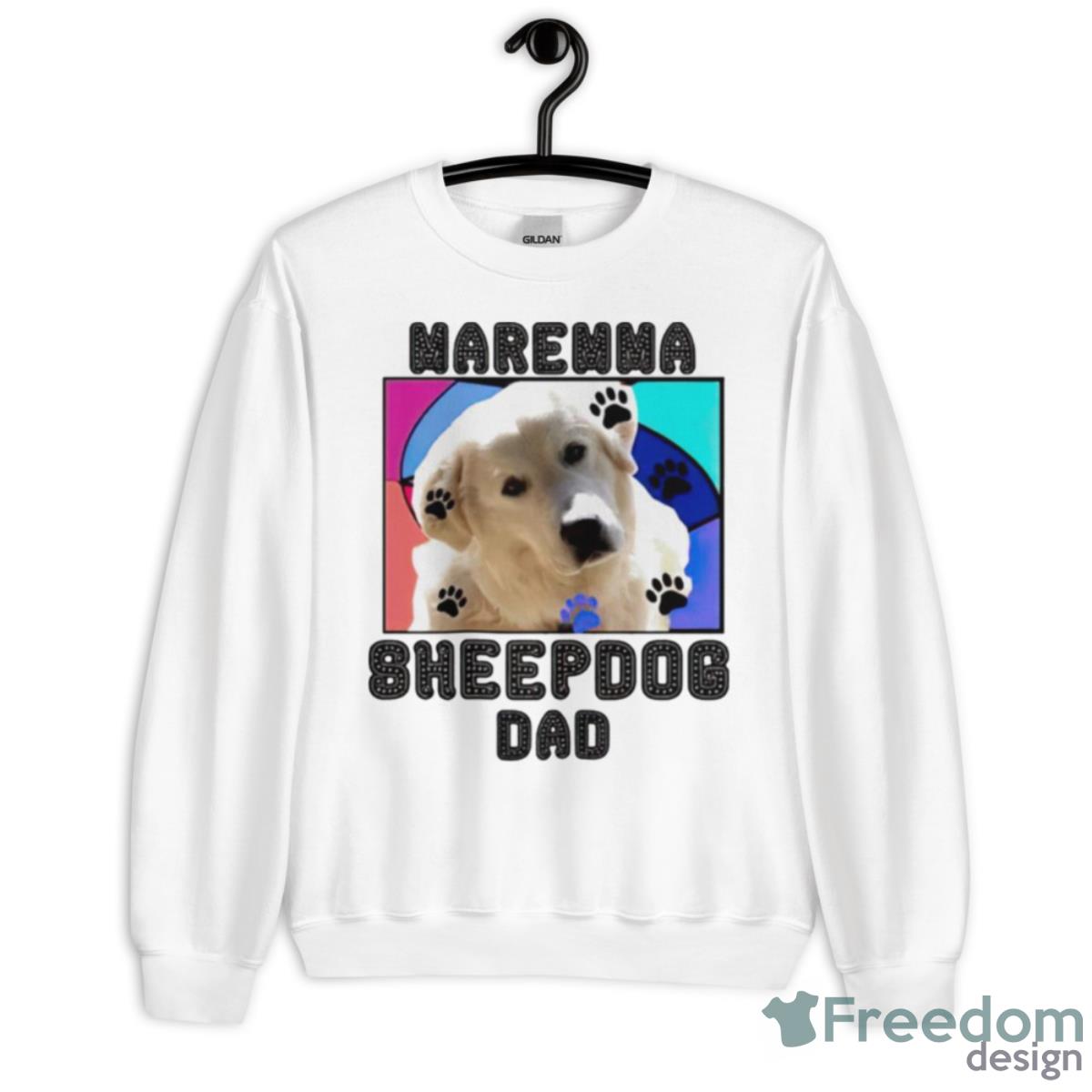 Maremma Sheepdog Dad Shirt - Unisex Heavy Blend Crewneck Sweatshirt
