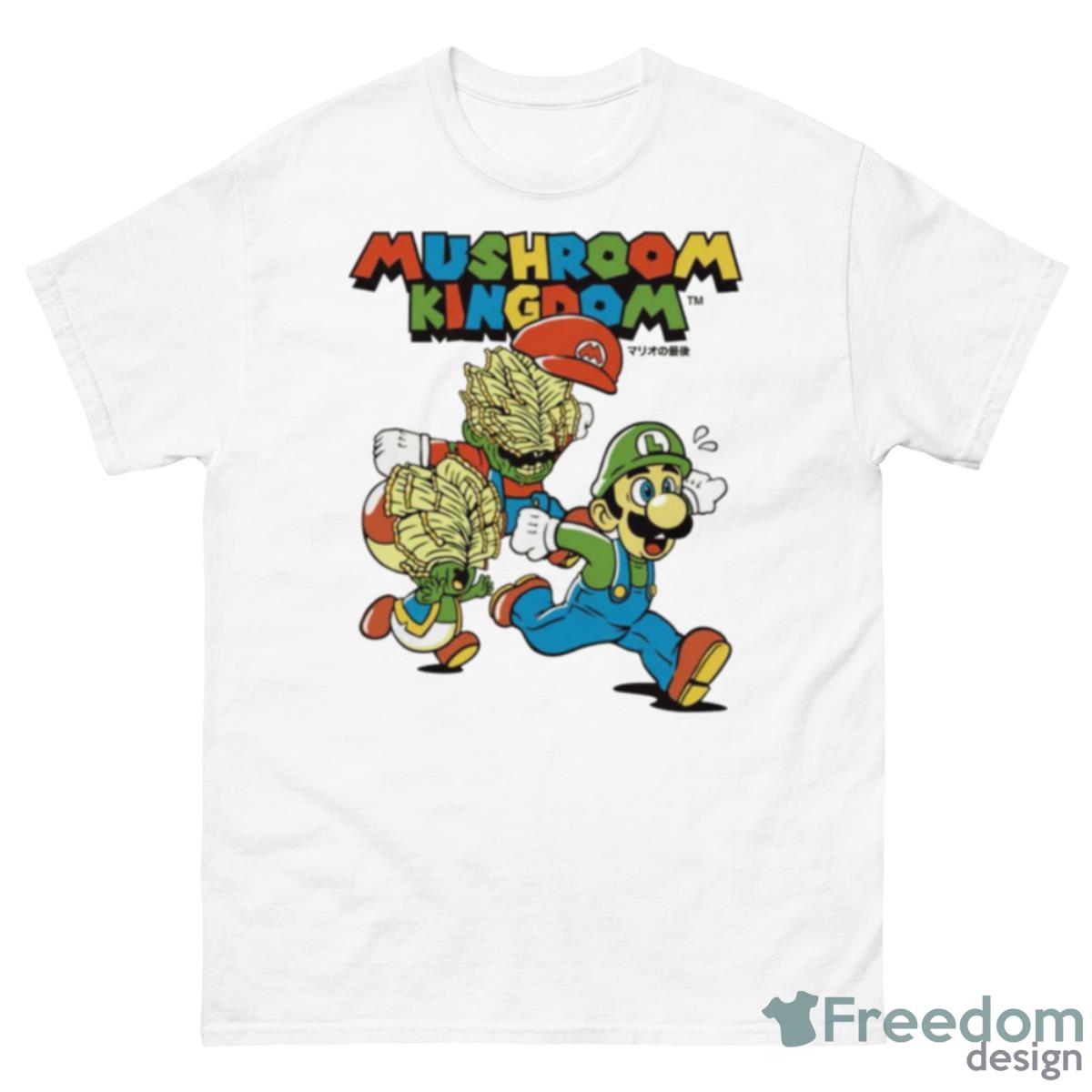 Mario Mushroom Kingdom Shirt - 500 Men’s Classic Tee Gildan