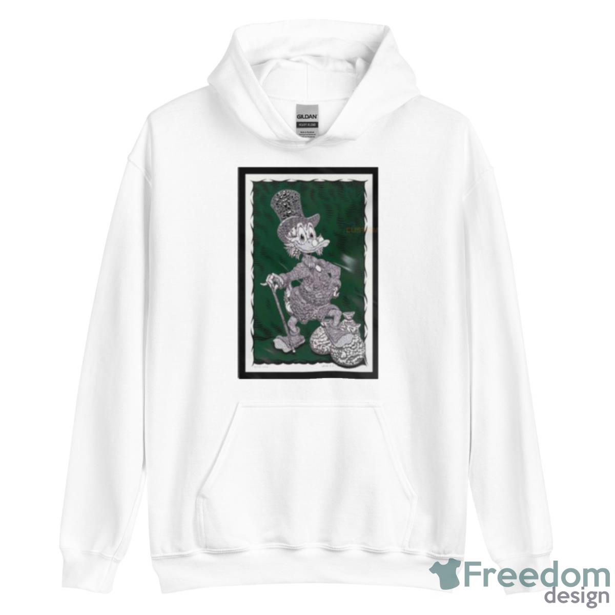 Mark Dean Veca Scrooge 2023 April 19th Poster Shirt image Mark Dean Veca Scrooge 2023 April 19th Poster Shirt - Unisex Heavy Blend Hooded Sweatshirt