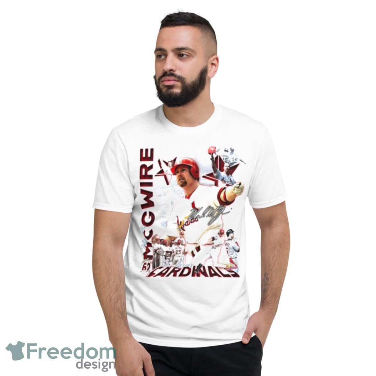 Mark Mcgwire St. Louis Signature Shirt - Short Sleeve T-Shirt
