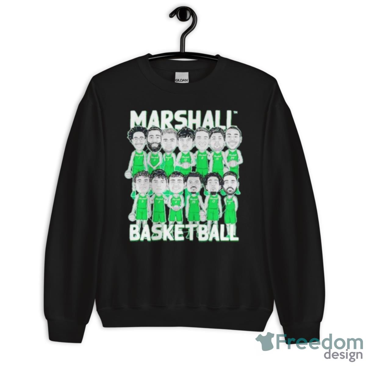 Marshall Thundering Herd Men’s Basketball Team Shirt - Unisex Crewneck Sweatshirt