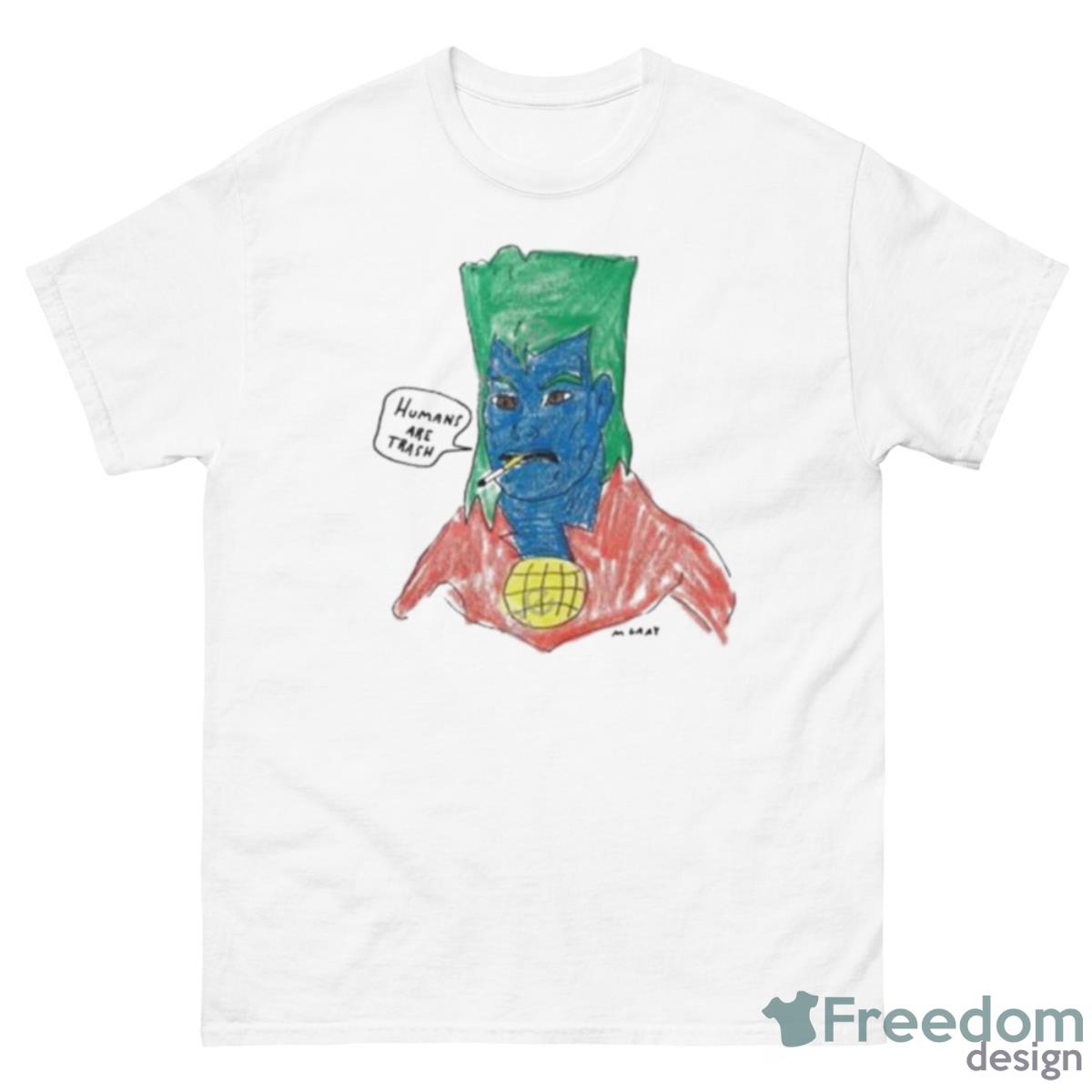 Matt Gray Humans Are Trash Shirt - 500 Men’s Classic Tee Gildan