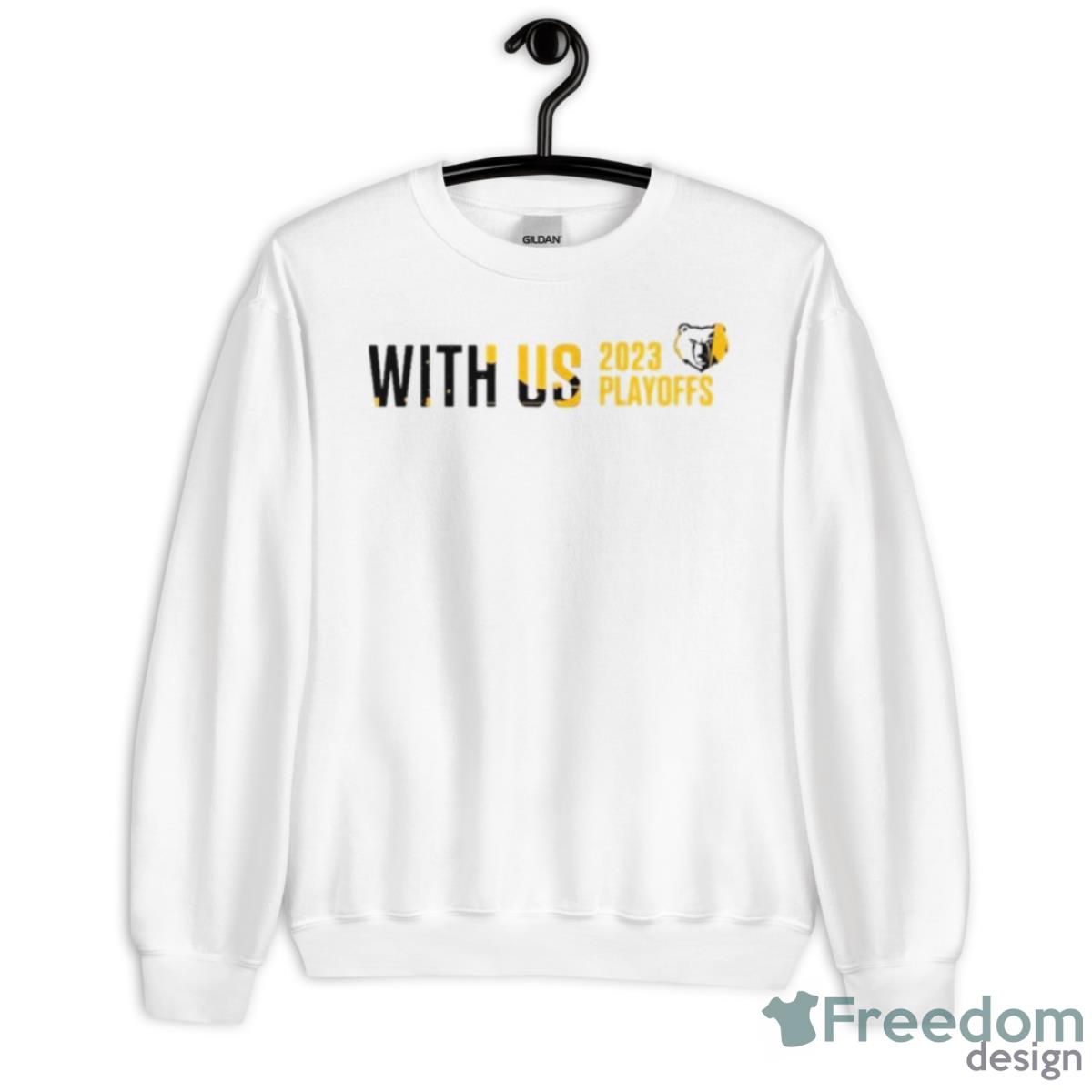 Memphis Grizzlies 2023 Nba Playoffs Slogan Shirt - Unisex Heavy Blend Crewneck Sweatshirt