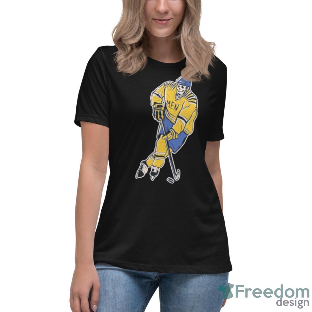 MEN Ice Hockey Shirt - Womens Relaxed Short Sleeve Jersey Tee MEN Ice Hockey Shirt - Womens Relaxed Short Sleeve Jersey Tee