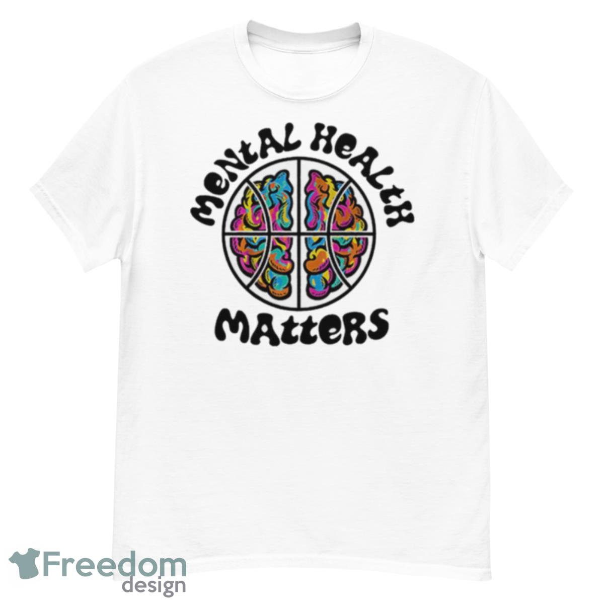 Mental Health Matters Basketball Shirt - G500 Men’s Classic T-Shirt