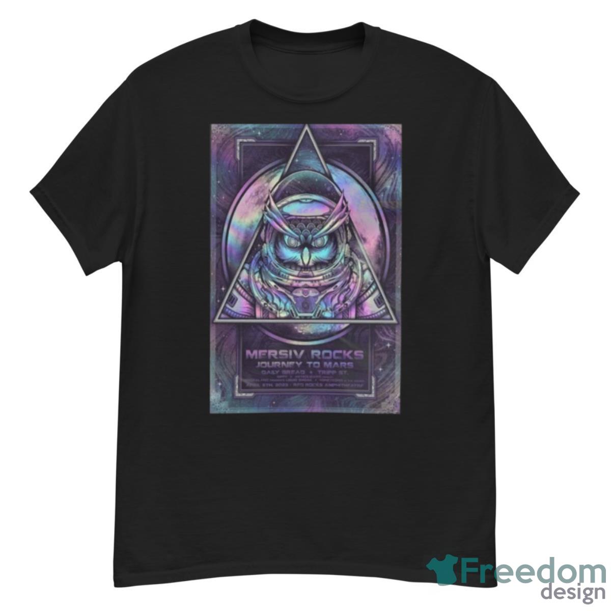 Mersiv Rocks Journey To Mark, April 6th 2023, Red Rocks Amphitheatre Poster Shirt - G500 Men’s Classic T-Shirt