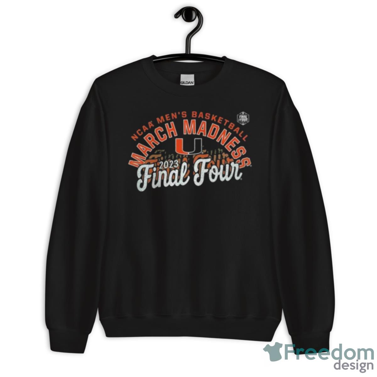 Miami 2023 NCAA Men’s Basketball Tournament March Madness Final Four Shirt image Miami 2023 NCAA Men’s Basketball Tournament March Madness Final Four Shirt - Unisex Crewneck Sweatshirt