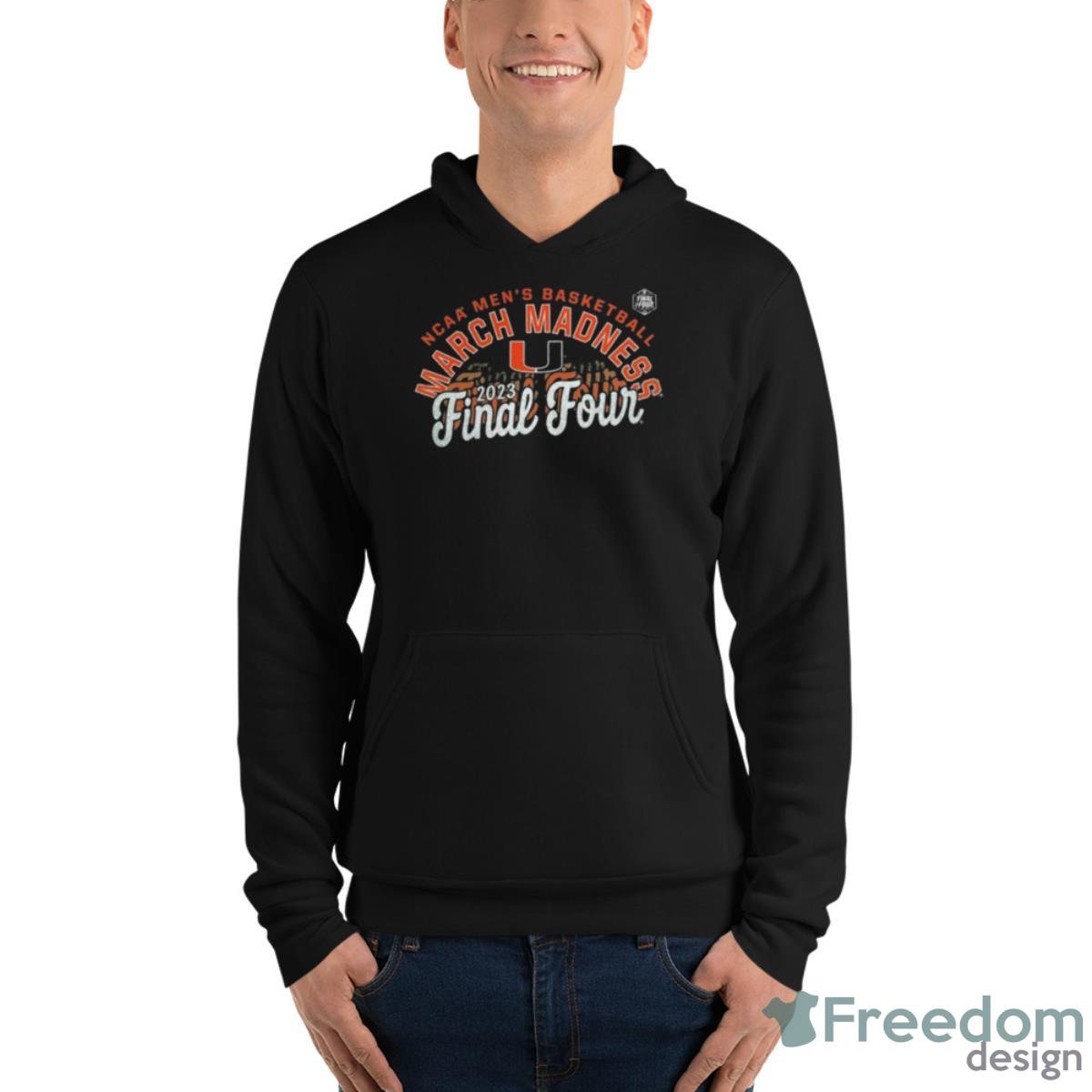 Miami 2023 NCAA Men’s Basketball Tournament March Madness Final Four Shirt - Unisex Fleece Pullover Hoodie Miami 2023 NCAA Men’s Basketball Tournament March Madness Final Four Shirt - Unisex Fleece Pullover Hoodie