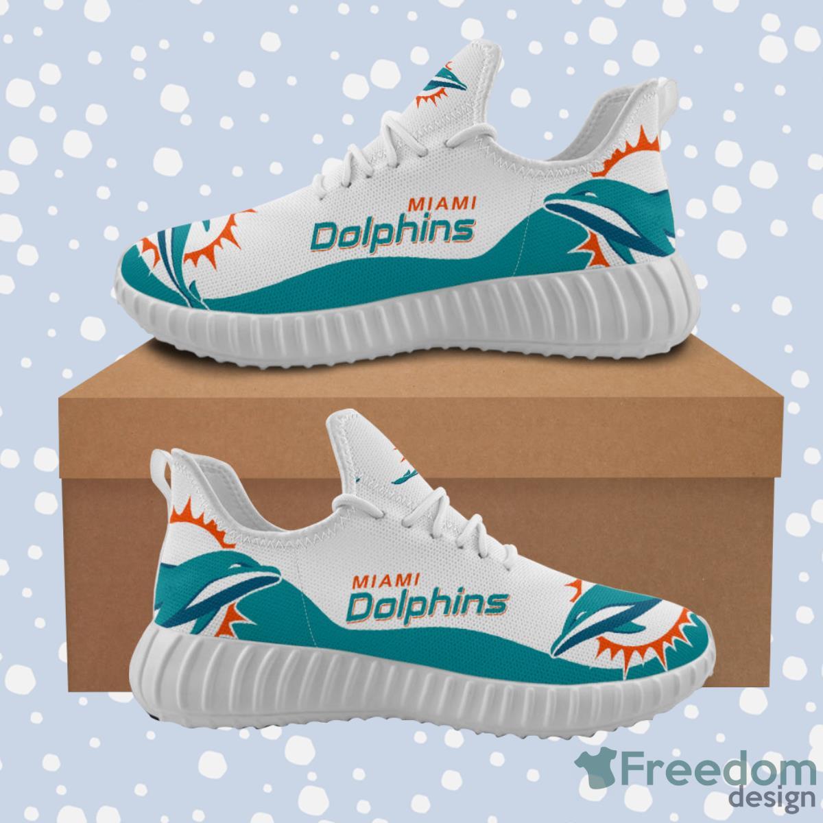 Miami Dolphins Sneakers Big Logo Reze Shoes Product Photo 2