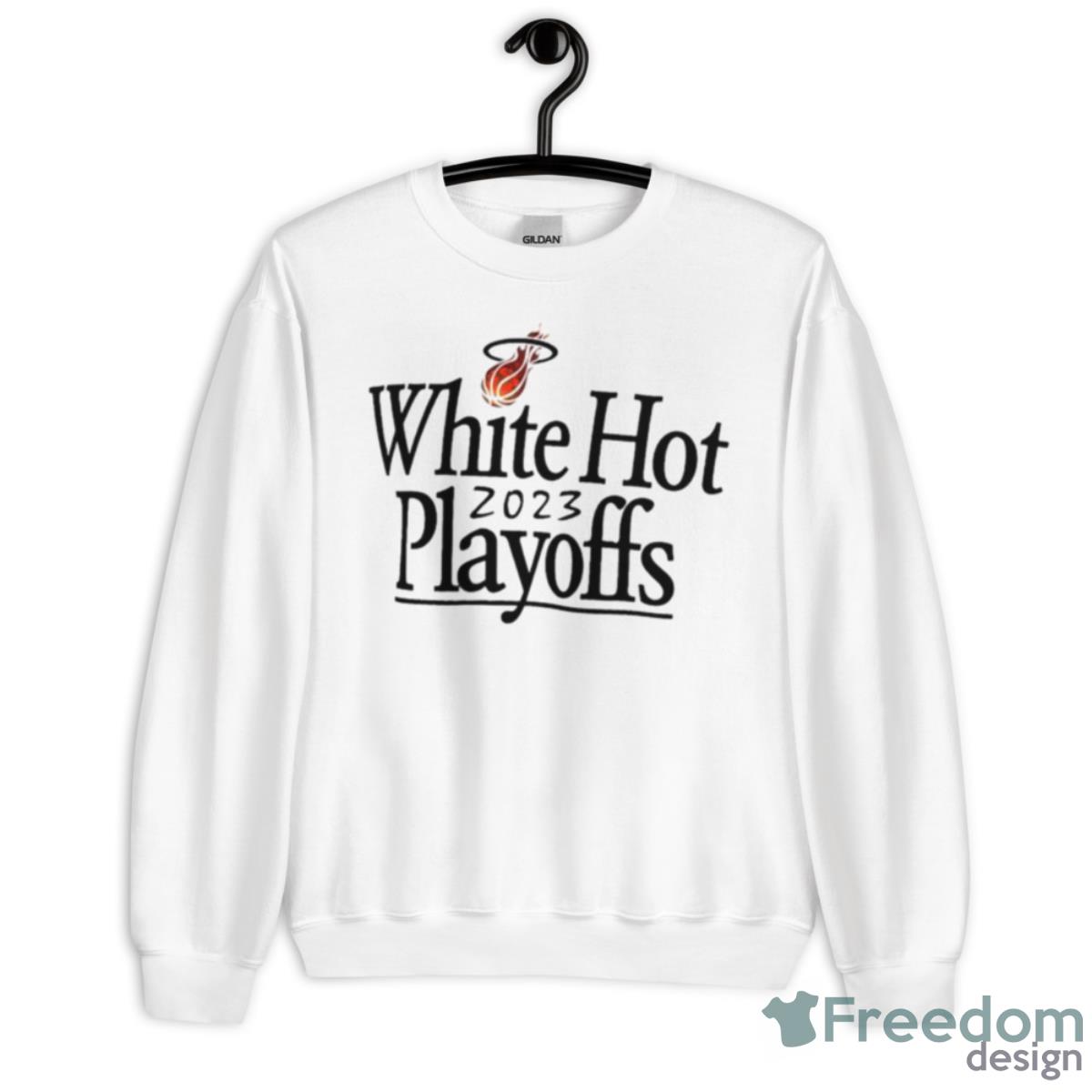 Miami Heat NFL Nike NBA Playoff Mantra 2023 Shirt - Unisex Heavy Blend Crewneck Sweatshirt