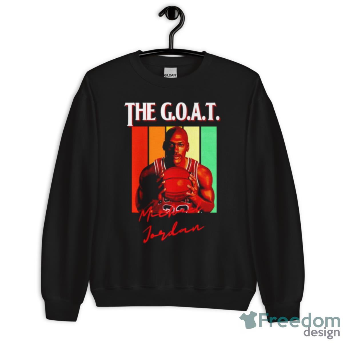 Michael Jordon The GOAT Shirt - Unisex Crewneck Sweatshirt