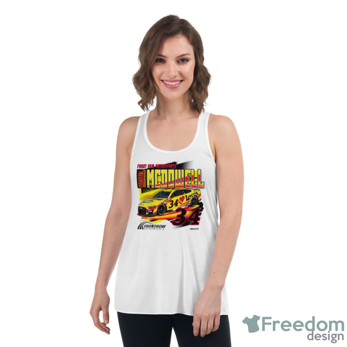 Michael McDowell Checkered Flag Sports Love’s Shirt - Womens Flowy Racerback Tank Michael McDowell Checkered Flag Sports Love’s Shirt - Womens Flowy Racerback Tank