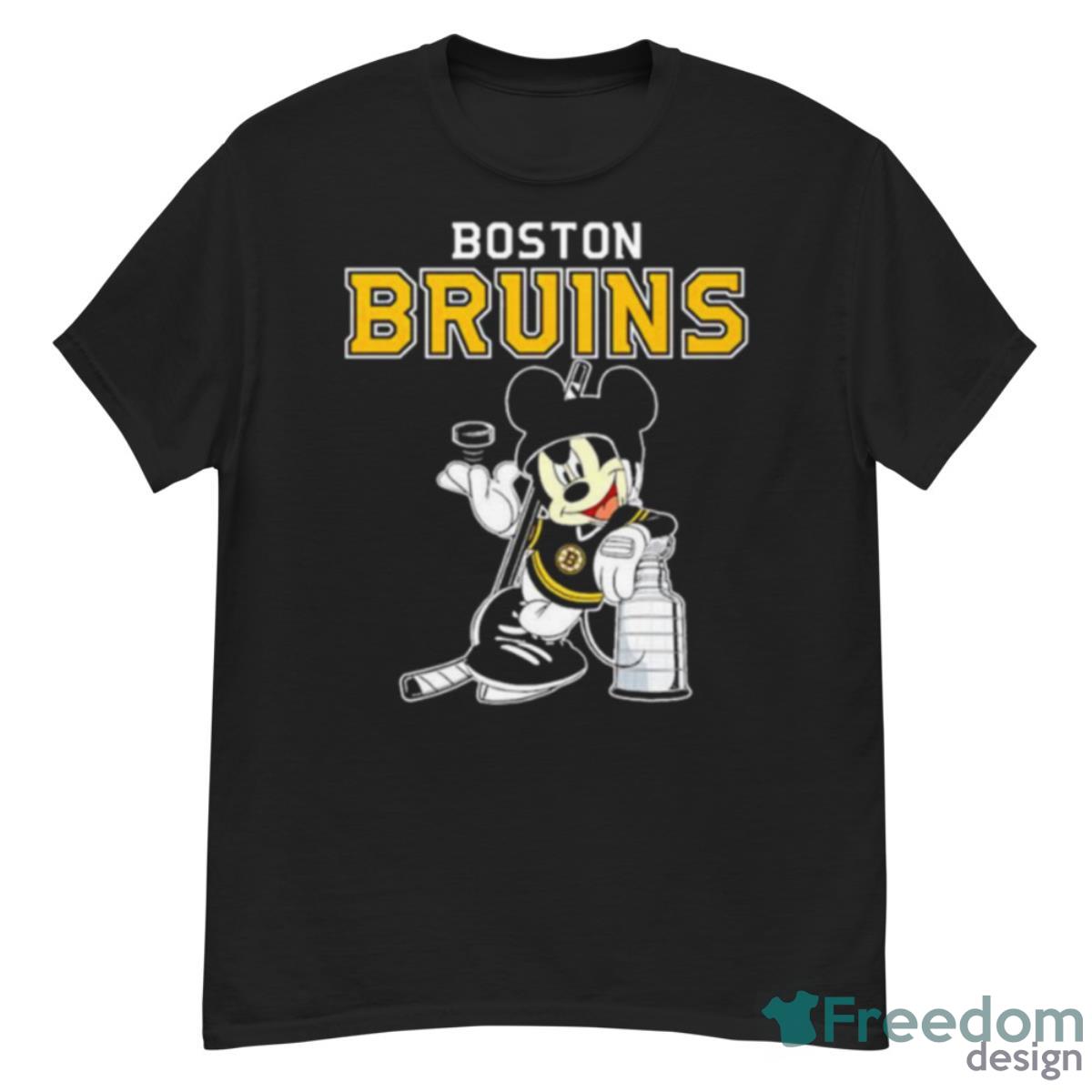 Mickey Boston Bruins With The Stanley Cup Hockey NHL Shirt - G500 Men’s Classic T-Shirt