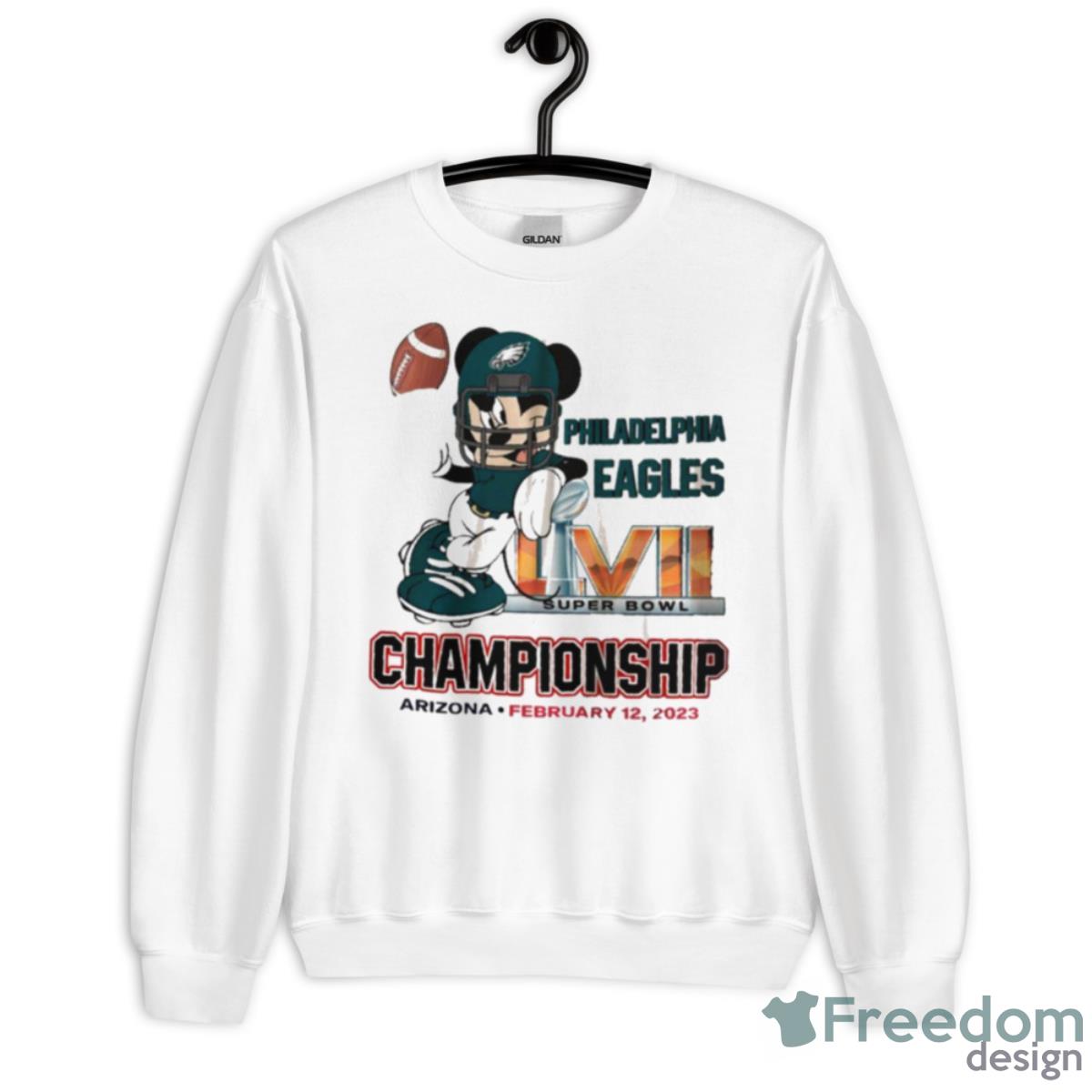 Mickey Mouse Philadelphia Eagles Super Bowl Champion Shirt - Unisex Heavy Blend Crewneck Sweatshirt