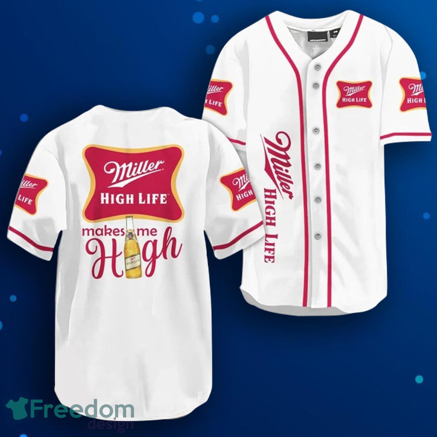 Miller High Life Make Me High Baseball Jersey Product Photo 1