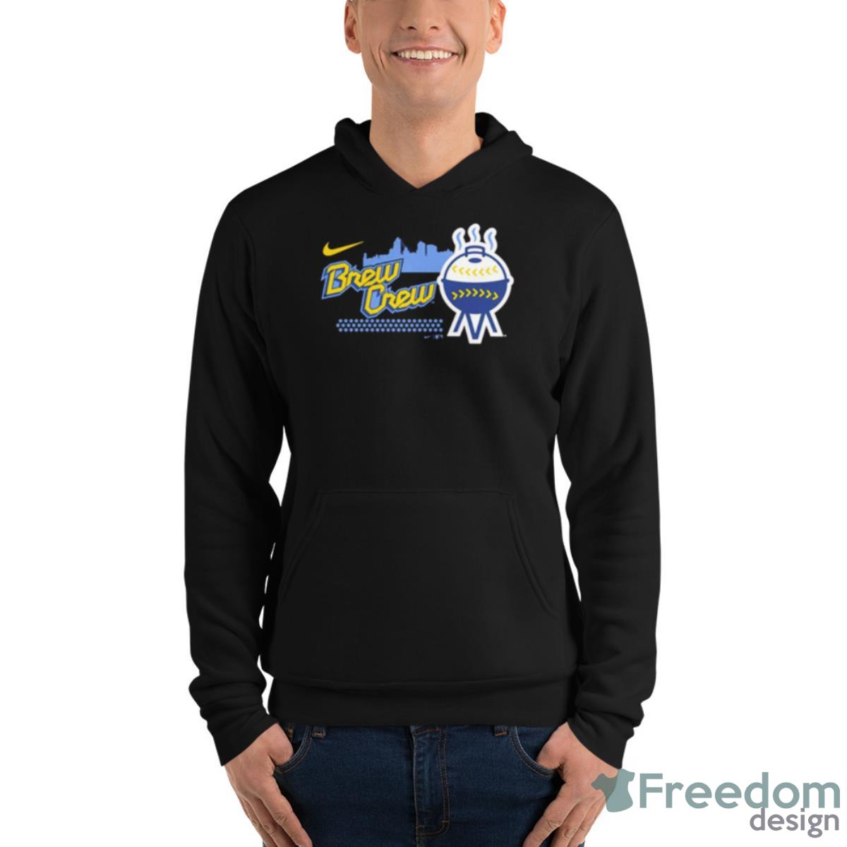 Milwaukee Brewers Nike City Connect Graphic Shirt - Unisex Fleece Pullover Hoodie Milwaukee Brewers Nike City Connect Graphic Shirt - Unisex Fleece Pullover Hoodie