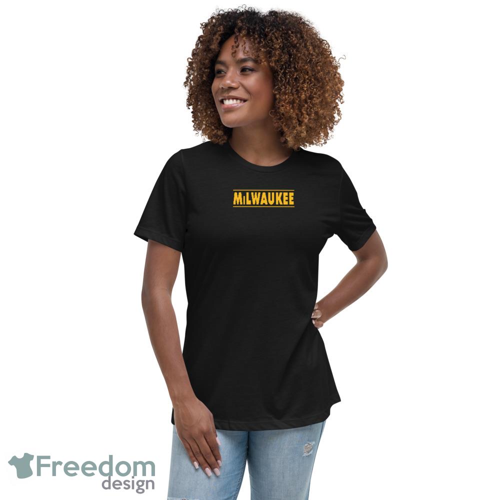 Milwaukee Tool Dewalt Parody Design T shirts - 6400 Womens Relaxed Short Sleeve Jersey Tee Milwaukee Tool Dewalt Parody Design T shirts - 6400 Womens Relaxed Short Sleeve Jersey Tee