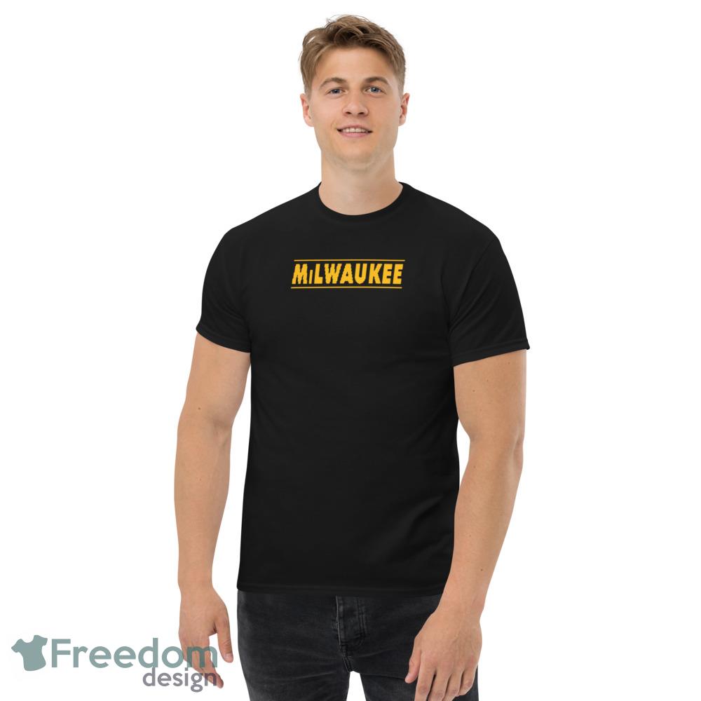Milwaukee Tool Dewalt Parody Design T shirts - Men’s Classic Tee Gildan 5000 Milwaukee Tool Dewalt Parody Design T shirts - Men’s Classic Tee Gildan 5000