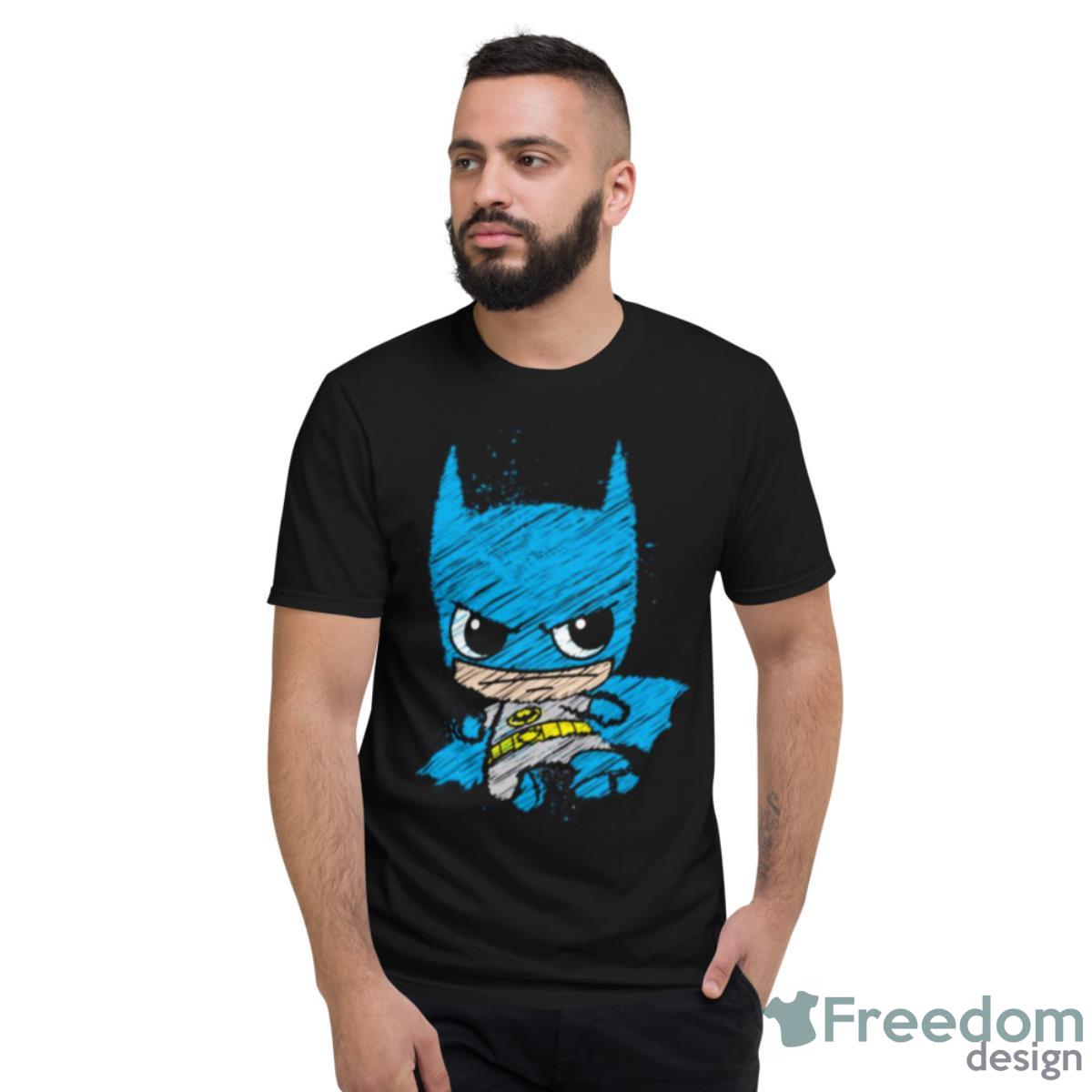 Mini Batman Sketch Chibi Shirt - Short Sleeve T-Shirt