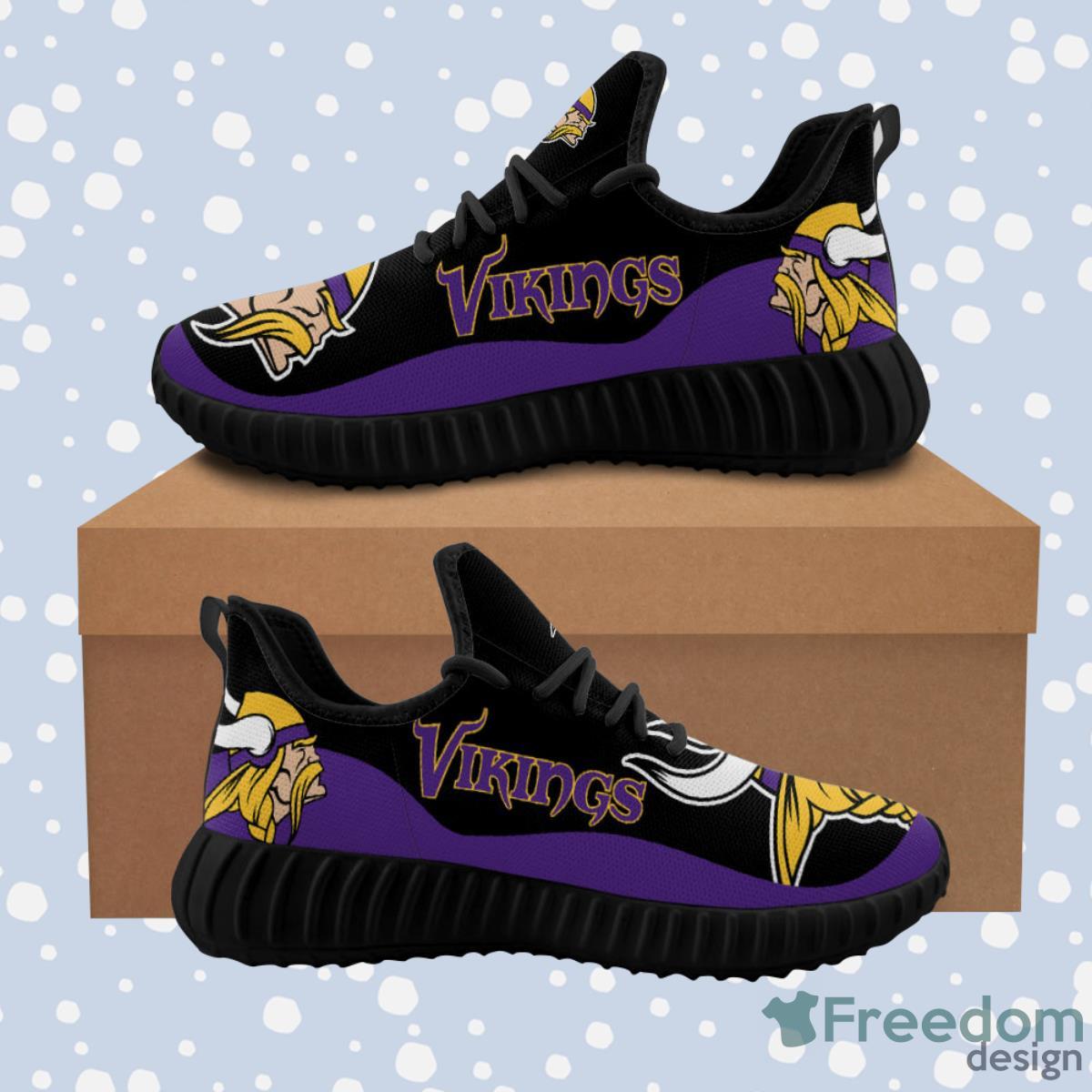 Minnesota Vikings Sneakers Big Logo Reze Shoes Product Photo 1