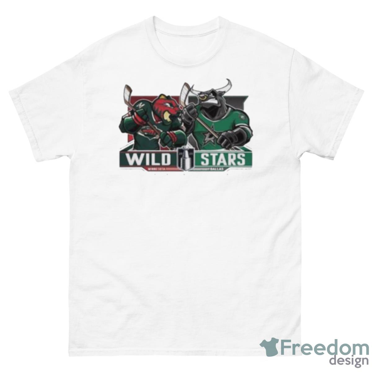Minnesota Wild Vs Dallas Stars Western Conference Quarterfinals 2023 Stanley Cup Playoffs Shirt - 500 Men’s Classic Tee Gildan