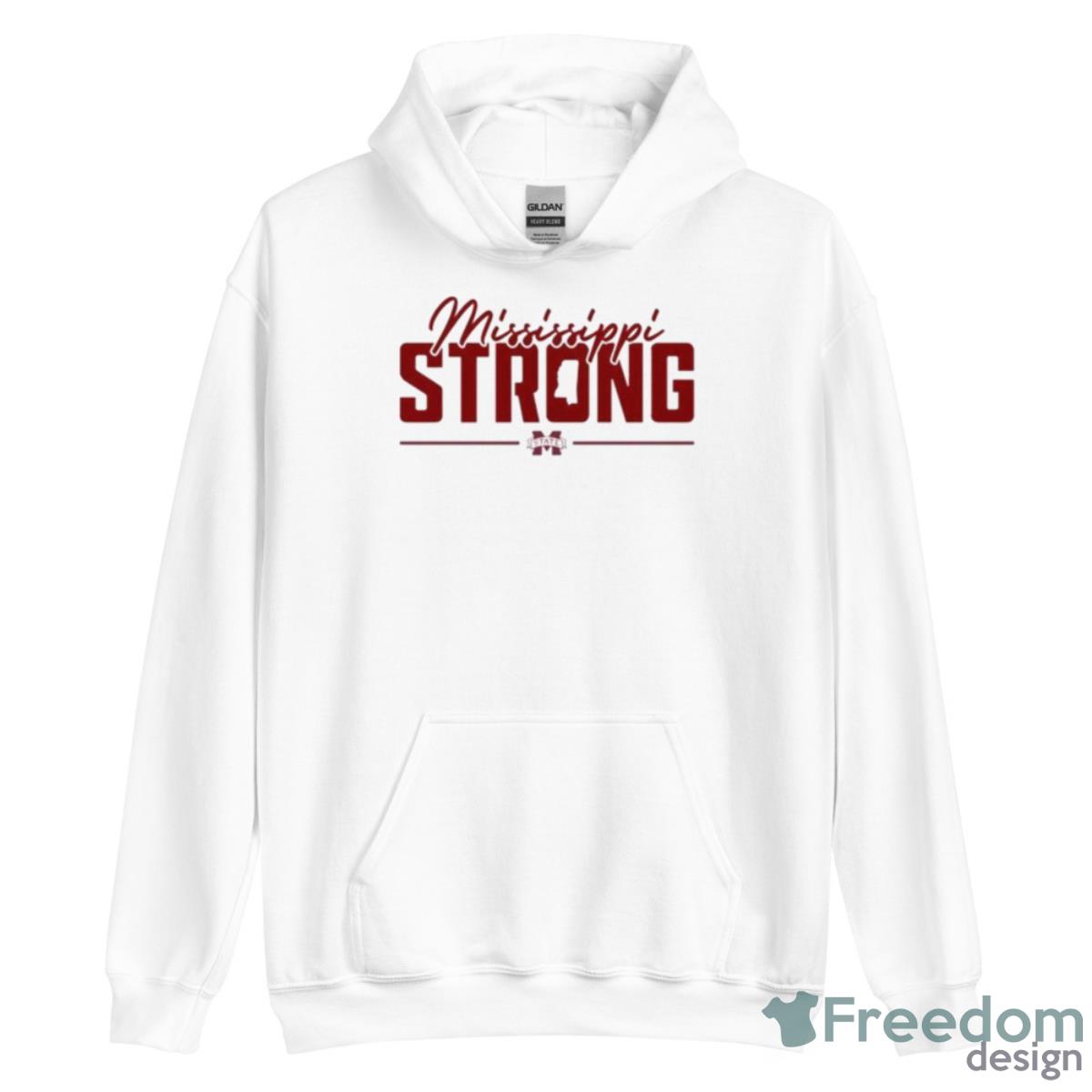 Mississippi State Baseball Mississippi Strong Shirt - Unisex Heavy Blend Hooded Sweatshirt
