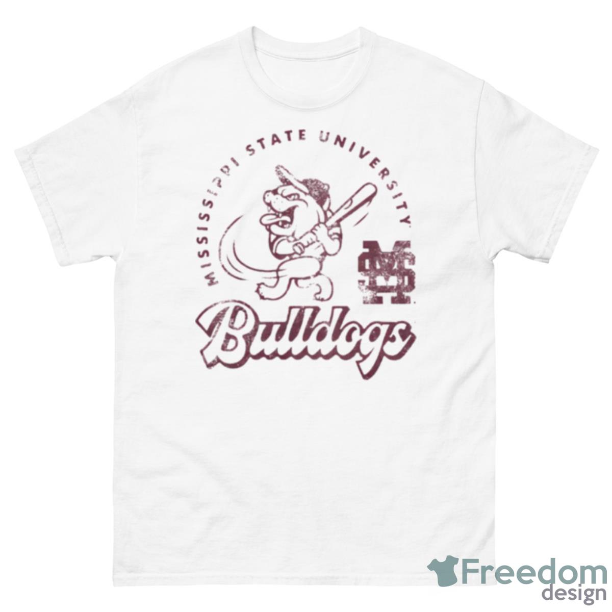 Mississippi State University Bulldogs Mascot Shirt - 500 Men’s Classic Tee Gildan