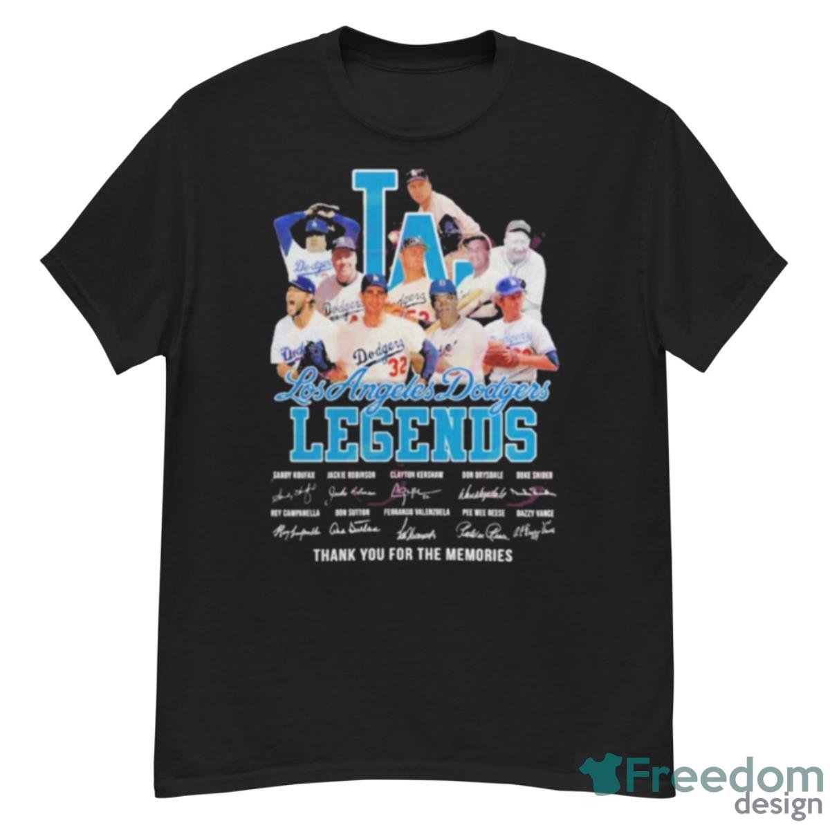 MLB Los Angeles Dodgers Legends Thank You For The Memories Shirt - G500 Men’s Classic T-Shirt