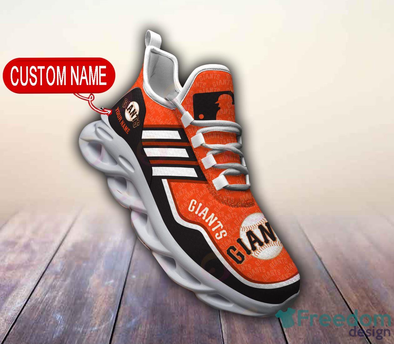 Personalized San Francisco Giants Orange and Black Custom Name