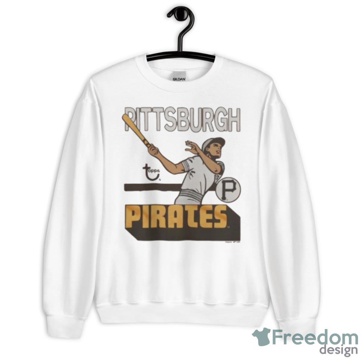 MLB X Topps Pittsburgh Pirates Shirt - Unisex Heavy Blend Crewneck Sweatshirt