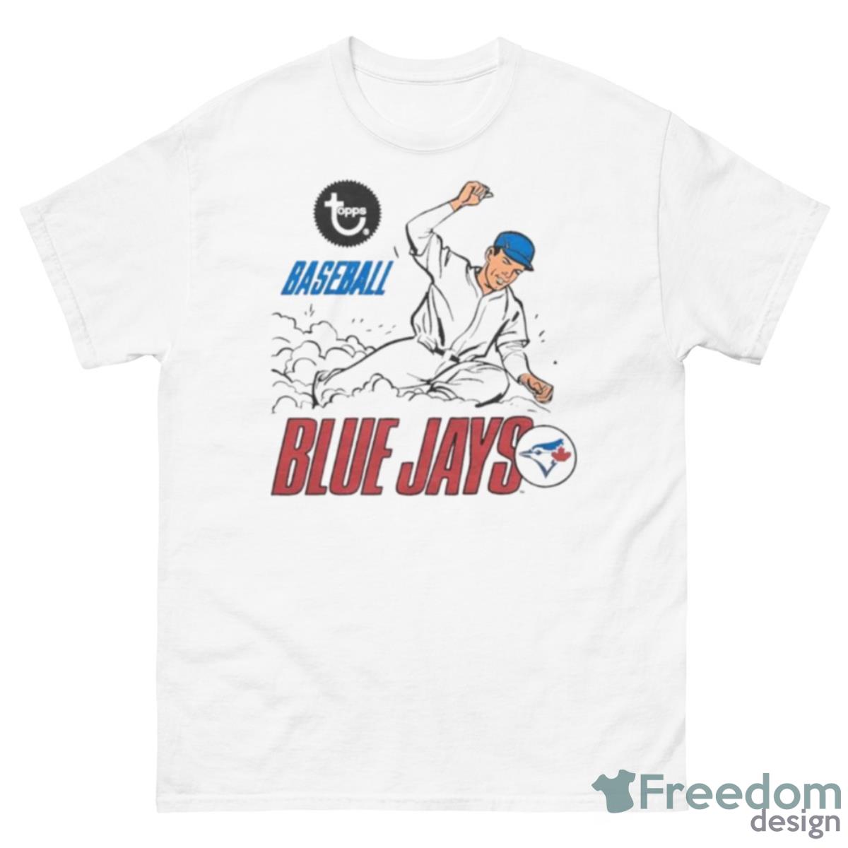 MLB X Topps Toronto Blue Jays Shirt - 500 Men’s Classic Tee Gildan