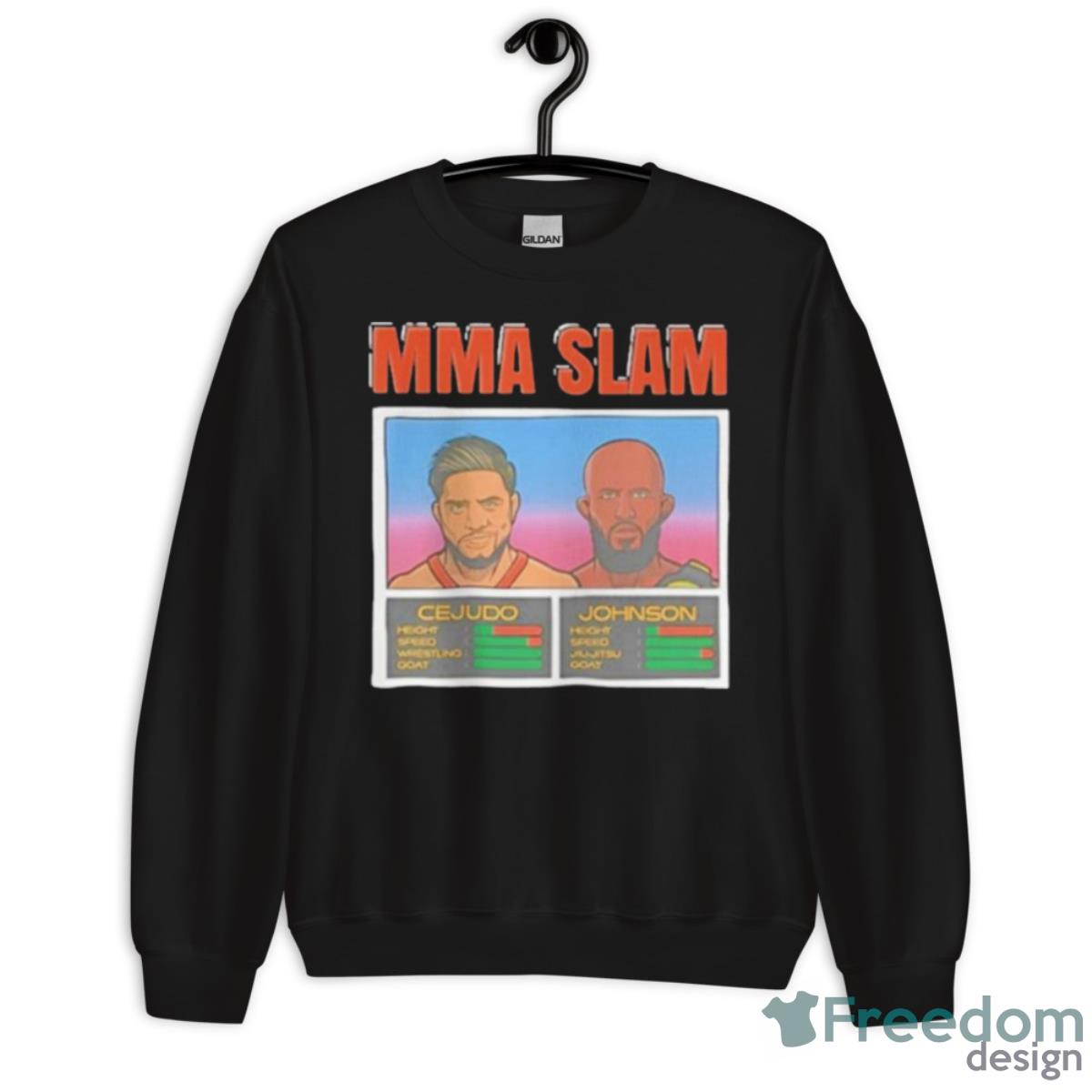 MMA Slam Triple C Vs Mighty Mouse Shirt - Unisex Crewneck Sweatshirt