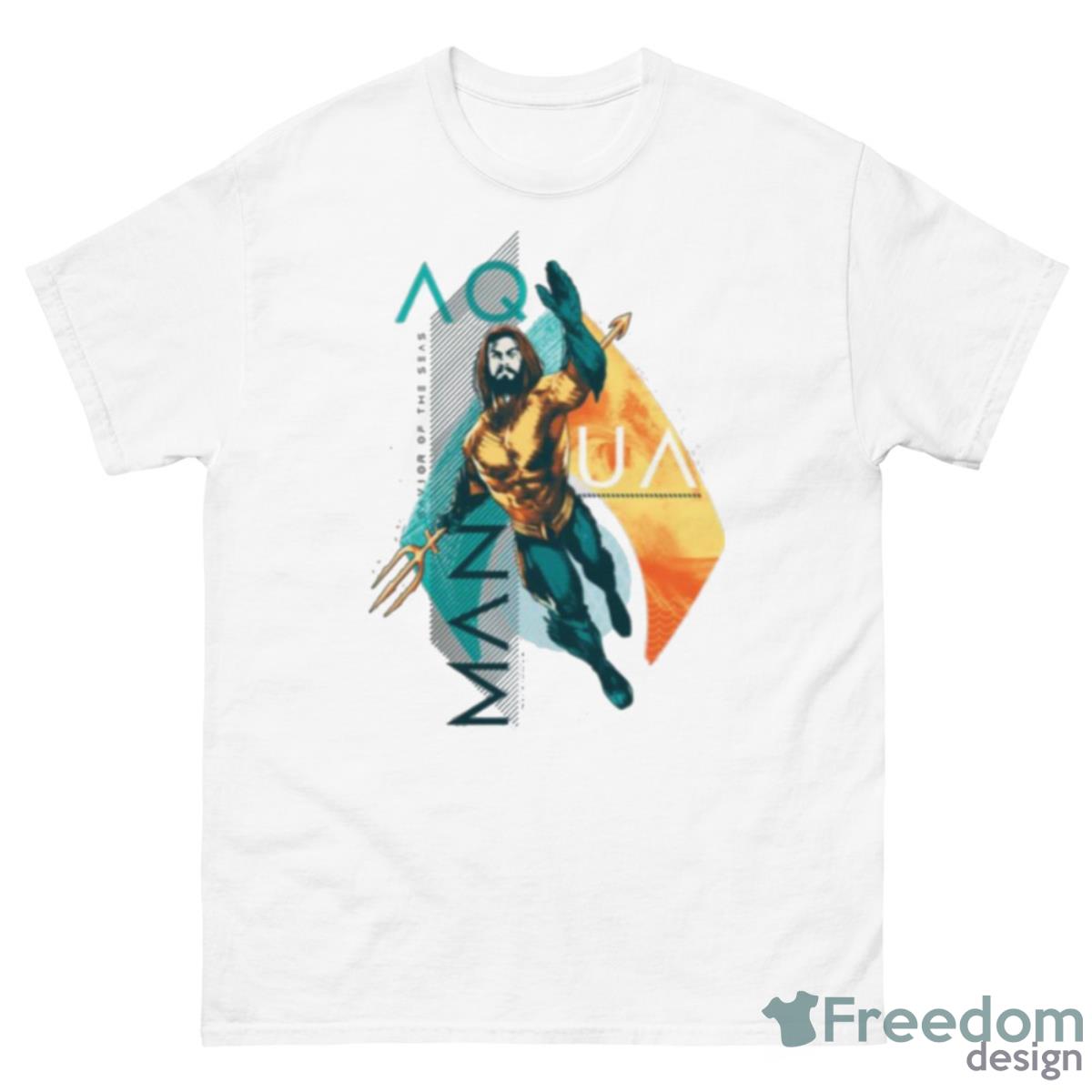 Modernist Collage Aquaman Shirt - 500 Men’s Classic Tee Gildan