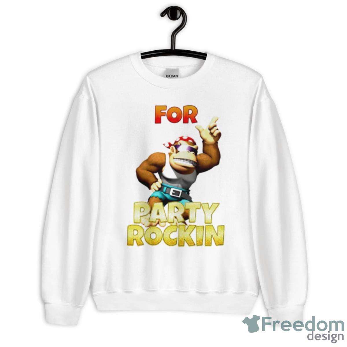 Monkey For Party Rocking Shirt - Unisex Heavy Blend Crewneck Sweatshirt